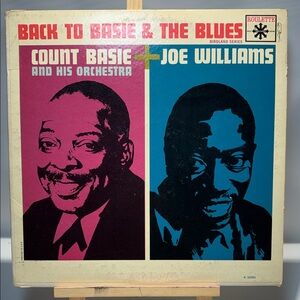 Back to Basie & The Blues Vinyl Record